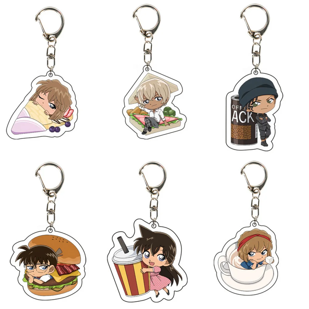 Detective Conan Anime Keychain Detective Conan Accessories Fashion