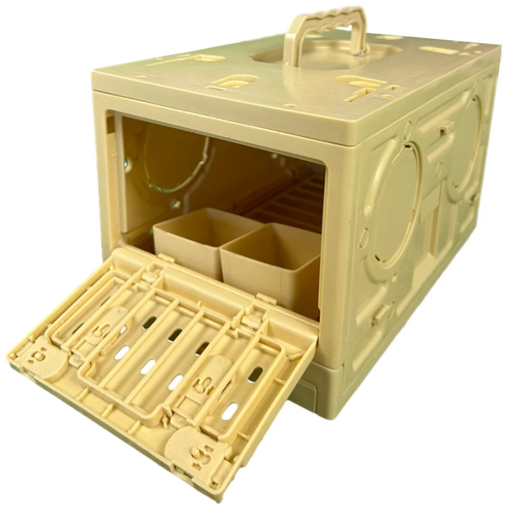 KunststoffklappbarerTaubenkfigkleinesHaustierVogeltrgerKfig