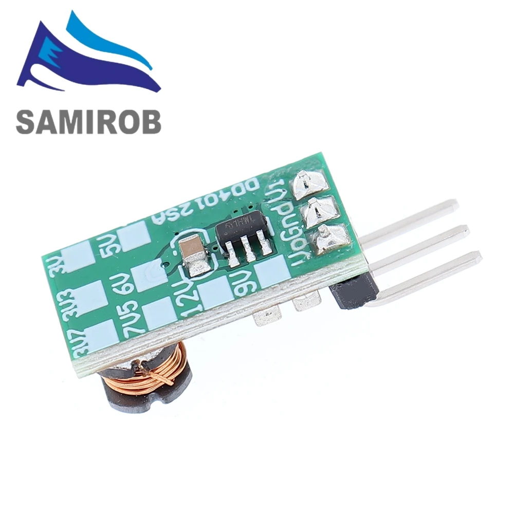 DD4012SA 1A DC 5-40V to 3V 3.3V 3.7V 5V 6V 7.5V 9V 12V Regulator DC-DC Step-Down Buck Converter Module Board SAMIORE