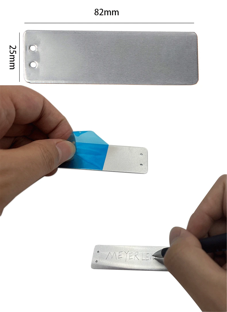 Allecta - 100 stuks Aluminium Plantenlabels voor Boomidentificatie in de Tuin
