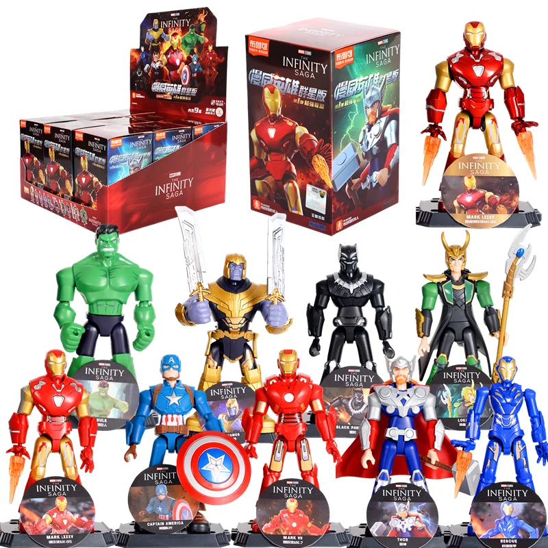 Blokees Marvel Iron Man MK5 MK7 MK85 Captain America Thor