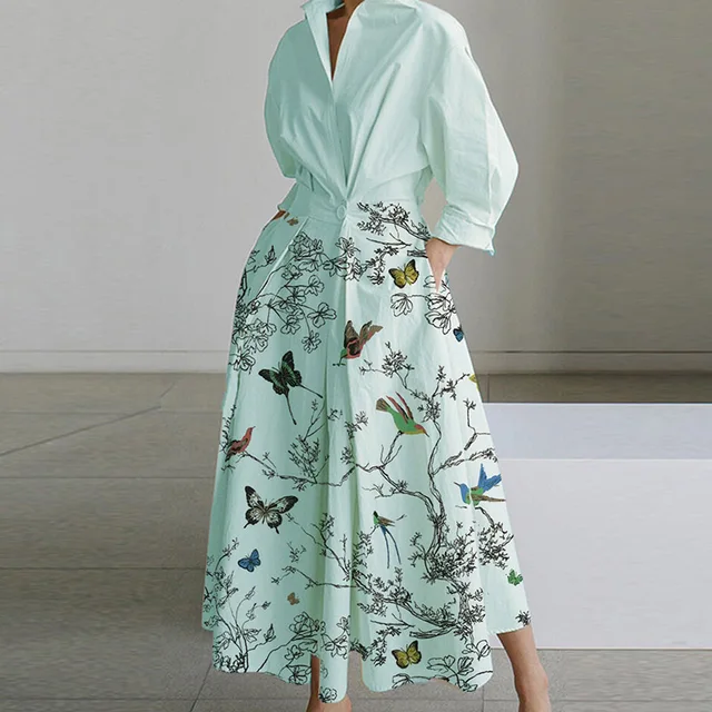Temitope Long Sleeve Pockets  Dress - Image 4