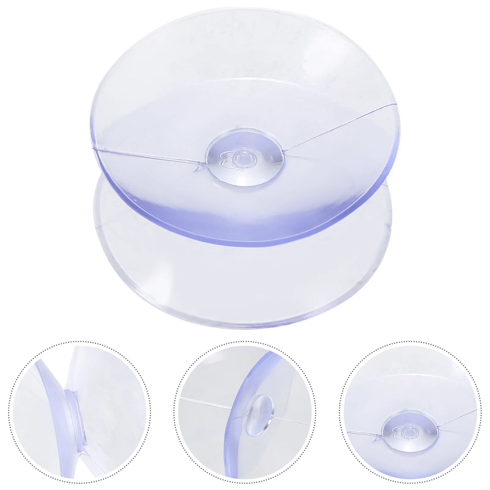 

100pcs Suction Cups Hooks Glass Top Suction Cups Double-sided Suction Cup Hanger Pads Small Hooks
