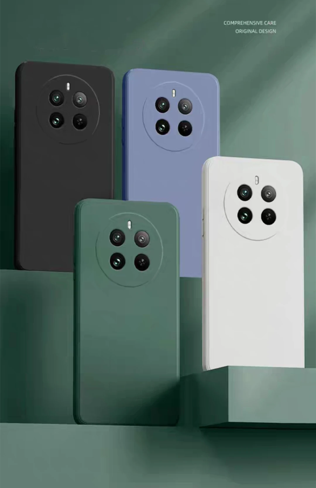 Für Realme 12 Plus Fall Abdeckung Realme 12 + 5G Funda Coque Weiche Original Flüssigkeit Silikon Schutzhülle Telefon Fall Realme 12 + Pro Plus – Detail 2
