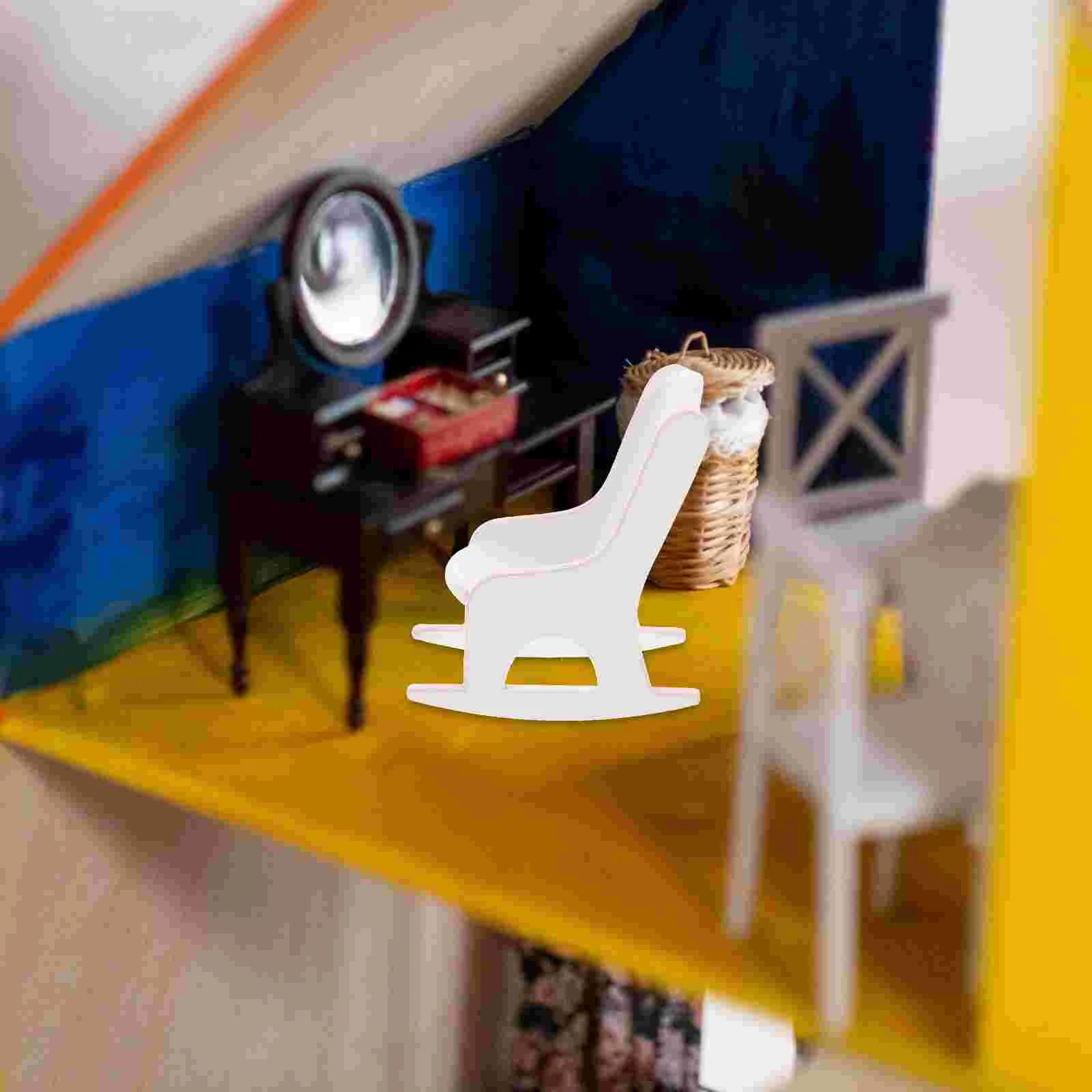 

House Chair Model Mini House Miniature Chair Decor Mini Furniture Model