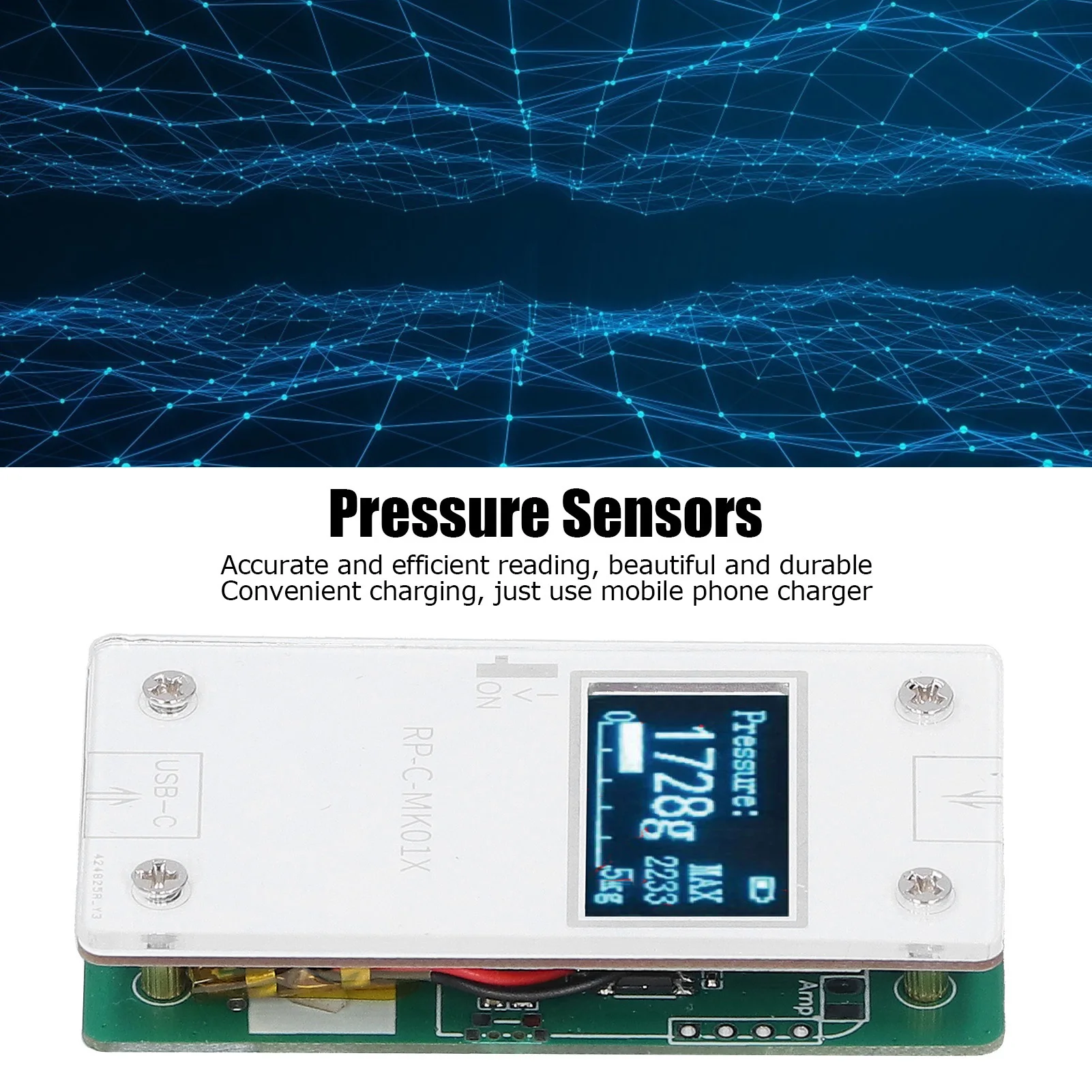 Pressure Sensors Display Module Ultra-Thin Flexible Film Pressure Sensors DIY Kit RP-C-MK01 3.3V~4.2V