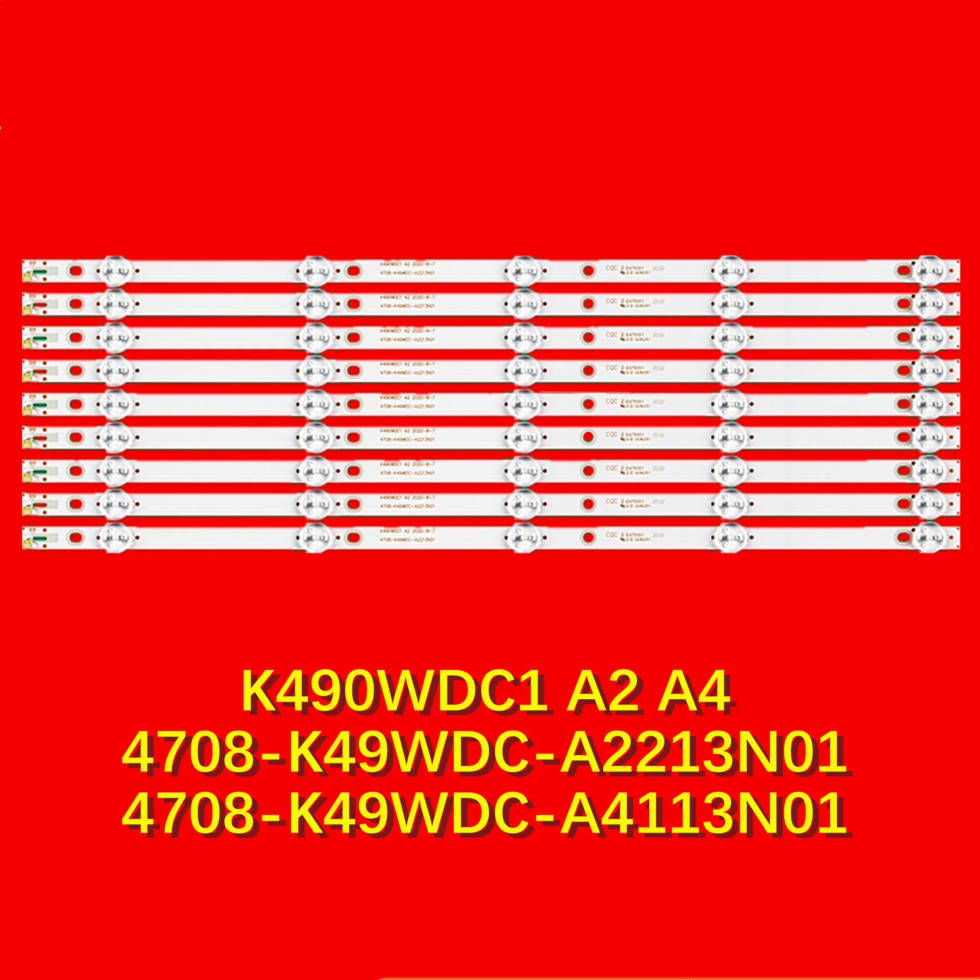 Striscia Led Tv Per H49V5000 49 U5855Ec Muslimate 49 H655T2S 49 Puf6032/T3 49 Dl4012N/62 Muslimate