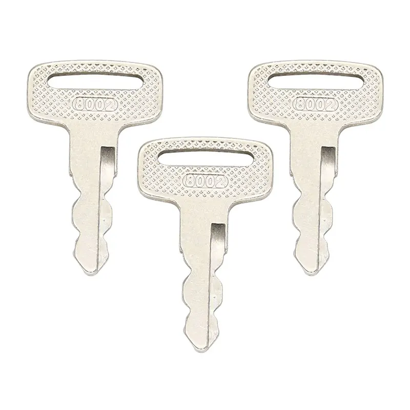 3PCS Ignition Keys 8002 JU6-H2511-10 Compatible with Yamaha Golf Cart PTV 10+ 2010-Present Electric Gas Buggy Vehicle