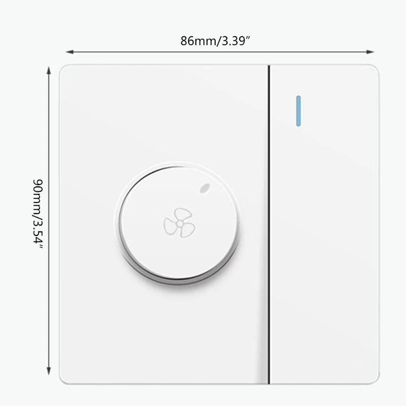 Ceiling Fan Speed Controller 20CC 220V Universal Adjustment Ceiling Fan Speed Control Speed Adjuster with Switch