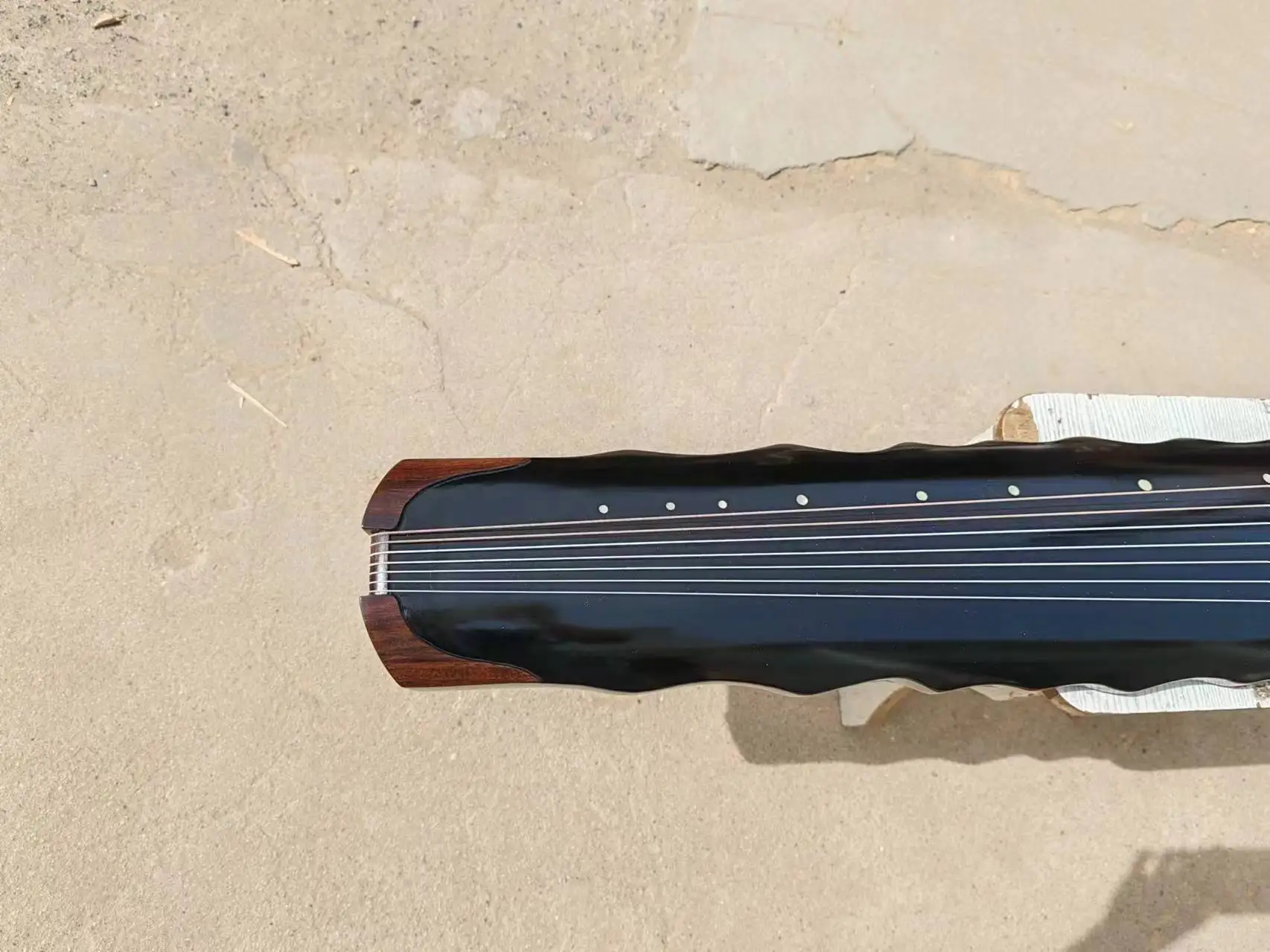 Guqin Sunset style black Chinese stringed instruments