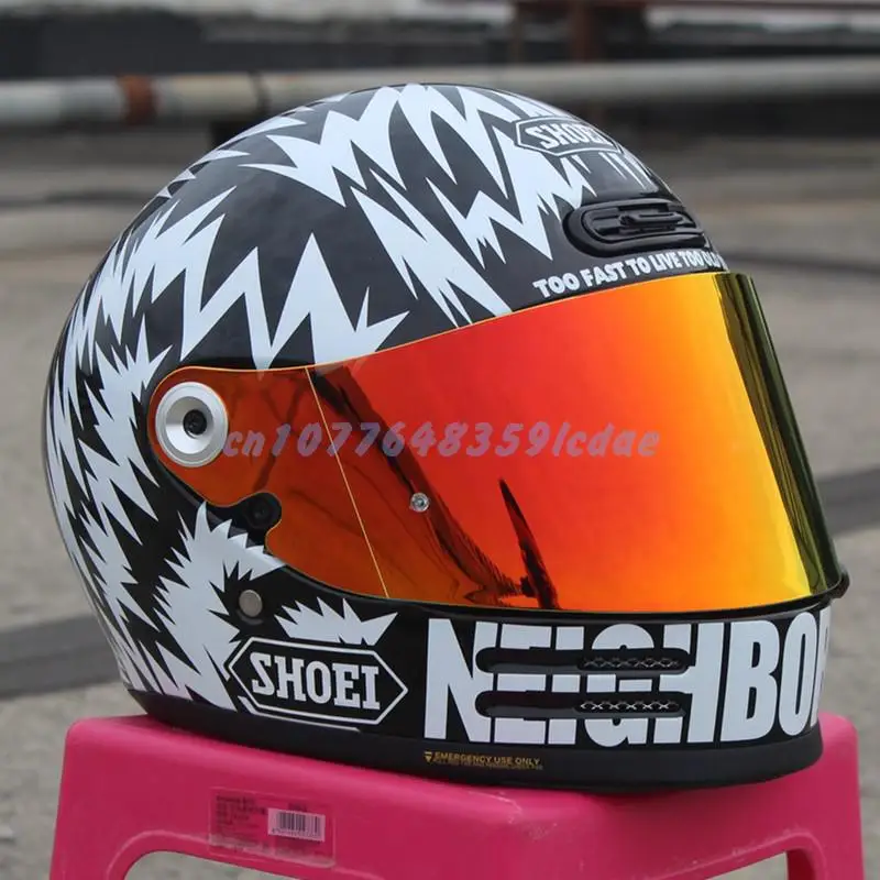 

SHOEI GLAMSTER Высокое качество ABS винтажный Японский Полнолицевой шлем. Защитный шлем для мотоцикла Harley