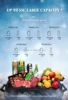 USA solar fridge and car mini fridge 220V 24V 12v and portable compressor car fridge freezer 5