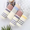Thickened 100% Cotton Bath Towel Premium Striped Waffle Towel Adult Kids Home Absorbent Soft Towel 3