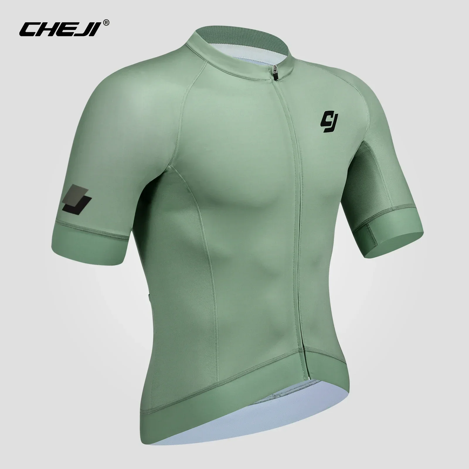 Cheji Men's Cycling Jersey Bike Short Sleeve Cycling Jersey Top for Men 2