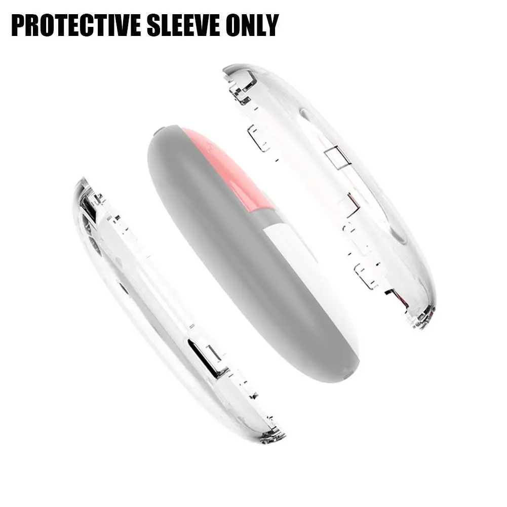 Custodia In Cristallo Per Pokemon Go Plus + Custodia Rigida Trasparente Per Pc Con Accessori Protettivi Per Cinturino Per Pokemon D6O1