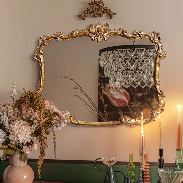 Salon กระจกอาบน้ํา Wall Funky Universal โรงแรมแฟชั่นภายในยุโรป Xenomorph กระจกโมเดิร์น Espelhos โมเดิร์นโมเดิร์นเฟอร์นิเจอร์ 1