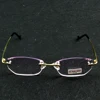 Handcrafted rimless Rectangle Women Fashion Reading Glasses +0.75 +1 +1.25 +1.5 +1.75 To +4 3