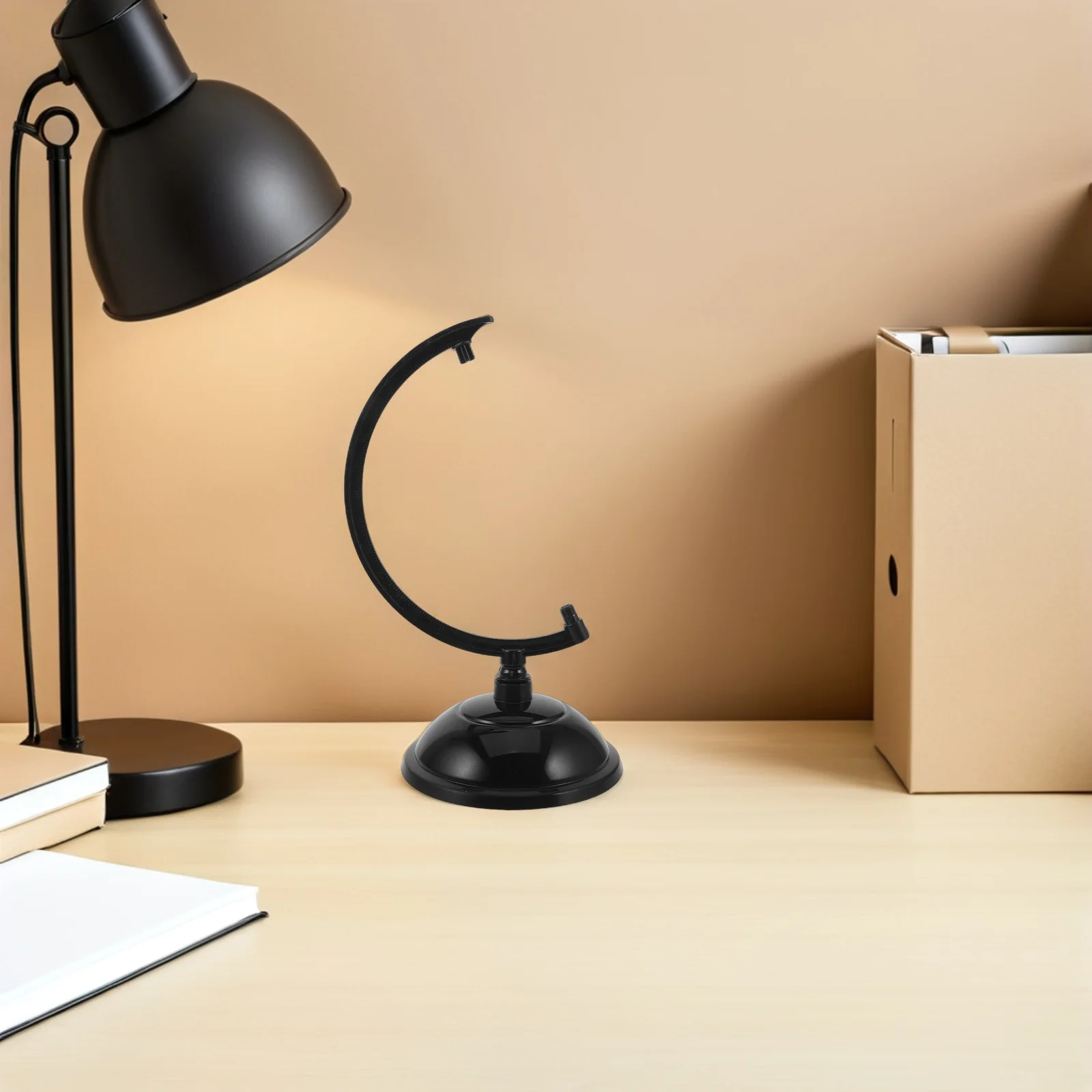 지구본 받침대 플라스틱 지리학적 받침대 교체용 데스크탑 지리 교육 도구 텔루리온 디스플레이 랙