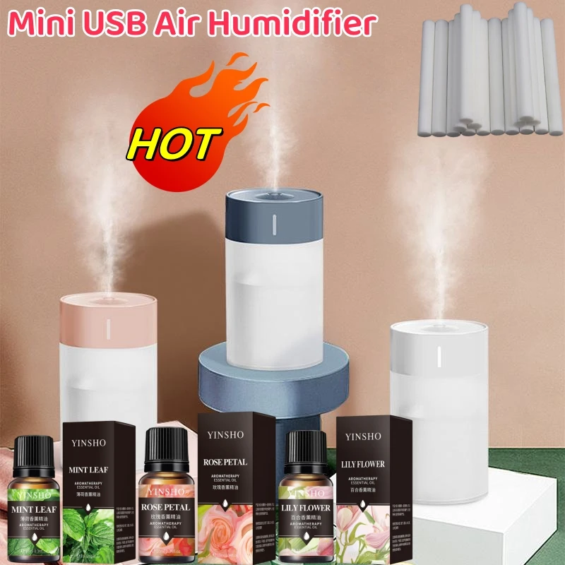 260ml Mini Air Humidifier Purifier USB Essential Oil Atomizer Portable Aromatherapy Diffuser For Home