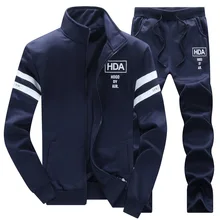 

2022Spring and Autumn Men's Casual Sports Suit Casual Men's Suit Trousers Sweater Two-Piece Set