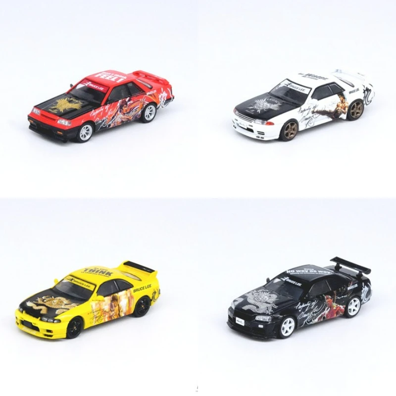 

INNO 1:64 NISSAN SKYLINE GTS-R (R31/2/3/4) модели автомобилей, сделанные под давлением Брюса Ли