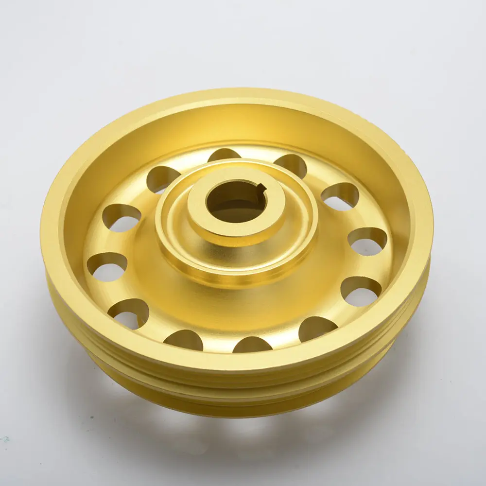 HUB sports Light Weight Aluminum Crank Shaft Pulley Wheel For Honda D-Series HU-PYCP009D16