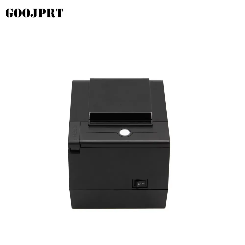 JP-80C 80mm USB+LAN/WIFI 감열식 영수증 프린터 전면 용지 디자인 레스토랑 주방 자동 커터 지원 현금 서랍 203dpi