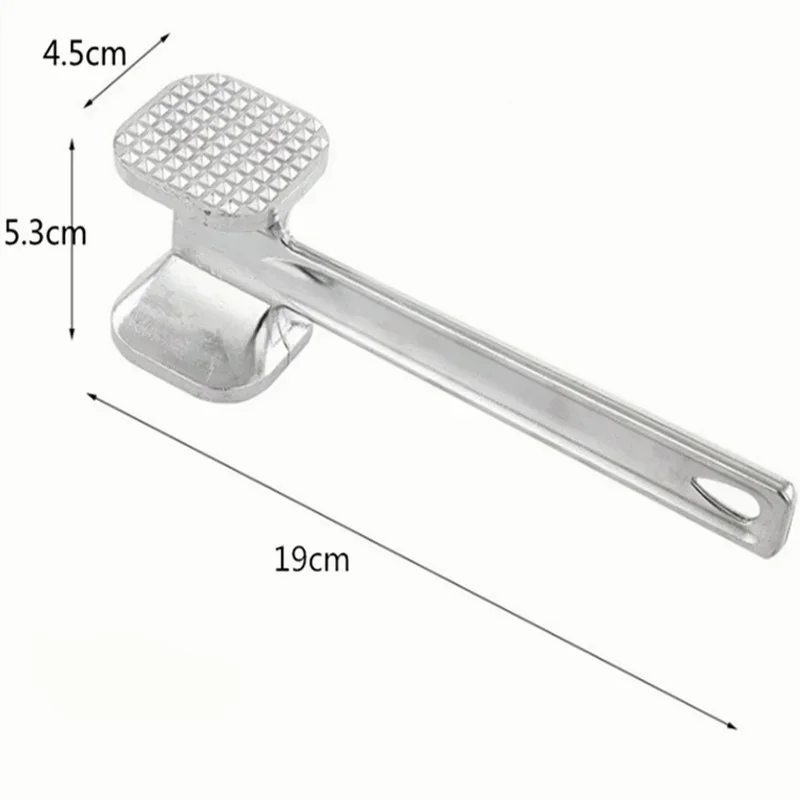 1Pcs Two Sides Loose Tenderizers Portable Steak Pork Tools Kitchen Gadgets Multifunction Meat Hammer Aluminum Alloy bobsburger