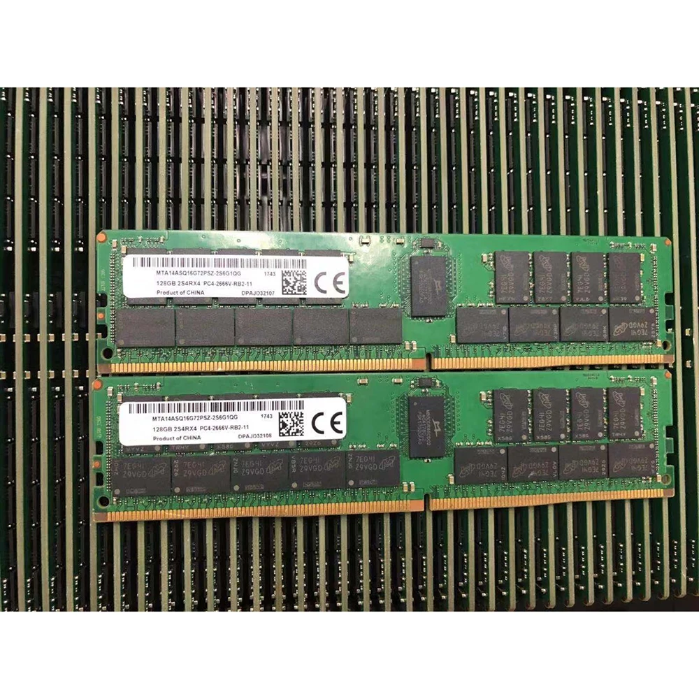 1Pcs For MT 128GB 128G 2S4RX4 DDR4 2666 PC4-2666V ECC REG Server Memory RAM MTA144ASQ16G72PSZ-2S6G1 5 1Pcs For MT 128GB 128G 2S4RX4 DDR4 2666 PC4-2666V ECC REG Server Memory RAM MTA144ASQ16G72PSZ-2S6G1 - Image 3