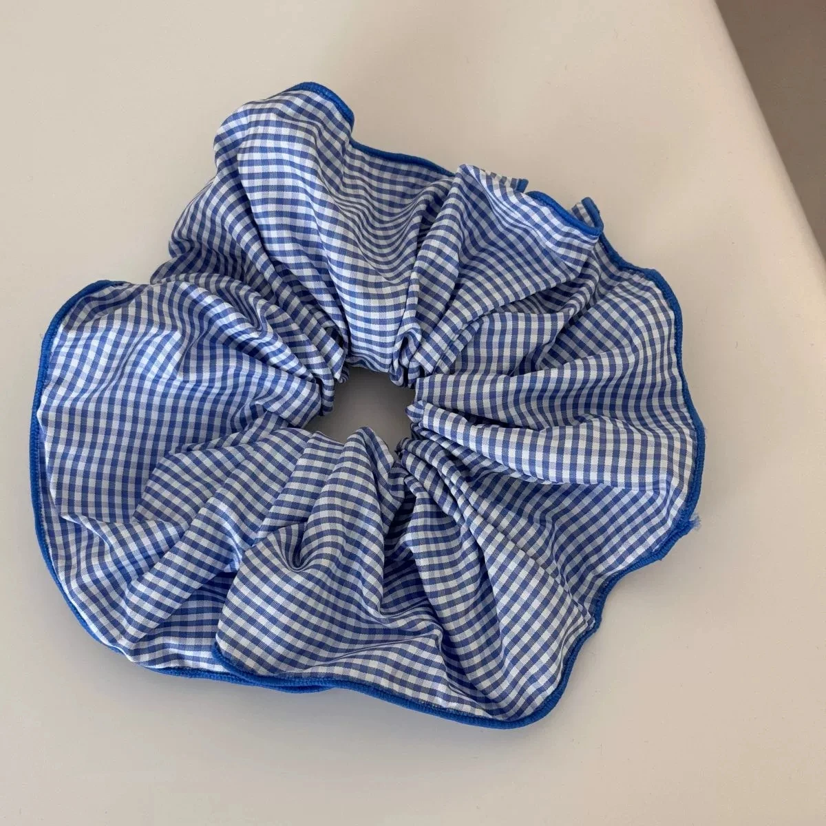 Embroidered Floral Lace Hair Scrunchies and Headbands - Sweet Blue Accessories
