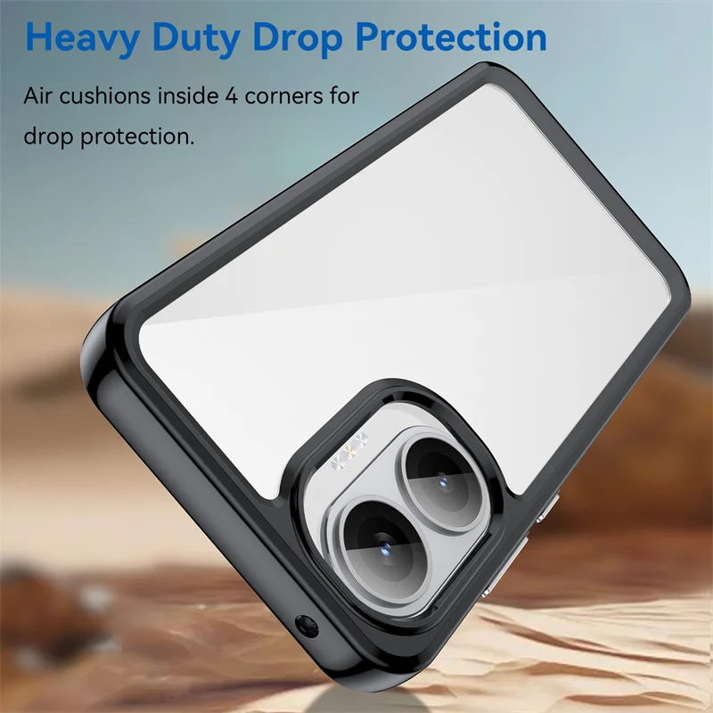 Vibrant Transparent TPU Protective Phone Case