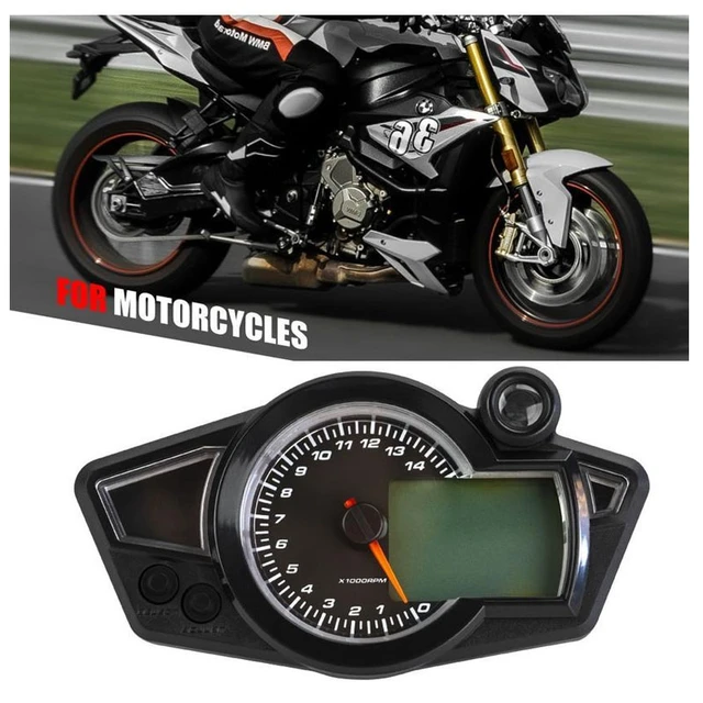 LCD Digital Universal Tacho Motorrad Kilometerzähler Meter MAX 199 KM/H  Motorrad Moto Dashboard Motorrad MotorbikeAccessories