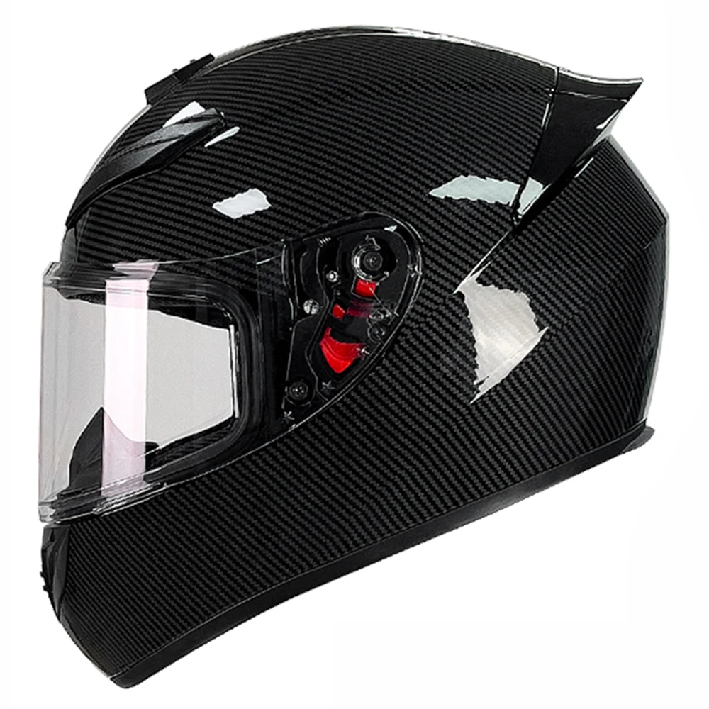thumbnail image 1 of Casco de motocicleta para hombre, casco de motocross, cascos integrales transpirables, equipo de protección anticaídas DOT para motocicleta, resistente al desgaste, 1 of 5