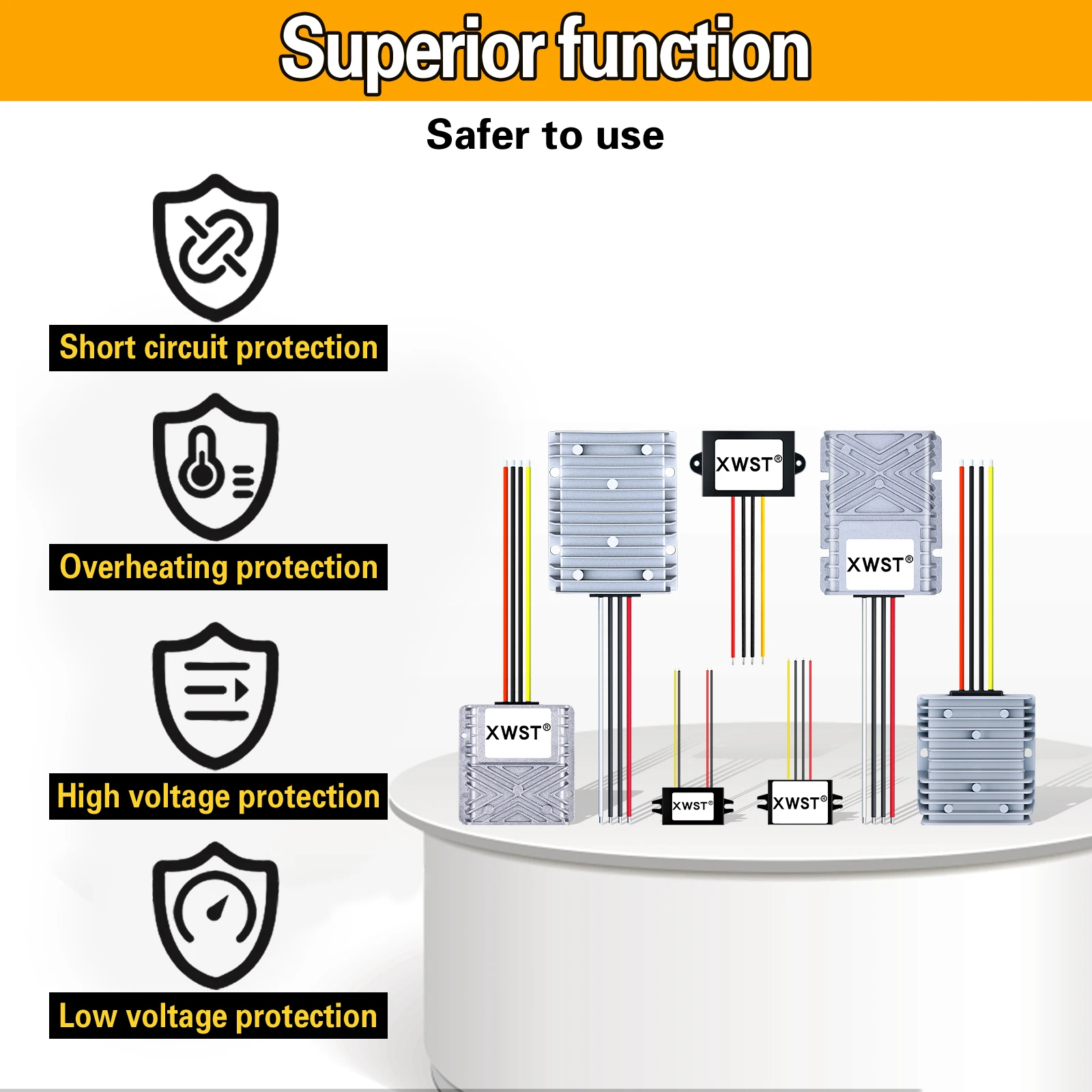 DC DC Converter 20-90v 24V36V48V60V72V para 12V