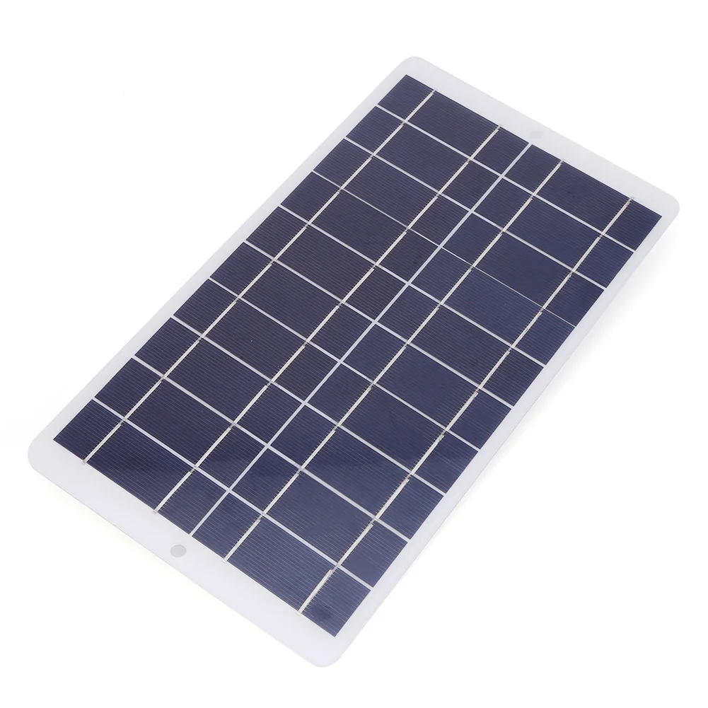 20W 5V Solar Panel Charger Type-C Output 1600MA Monolithic Silicon Lightweight Scratchproof for Wireless Outdoor Security Camera