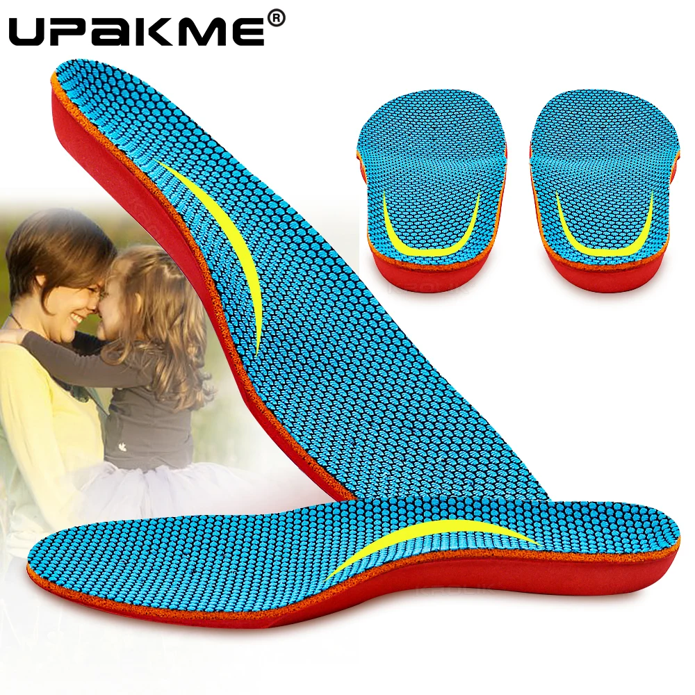 

UPAKME Kid Children Orthopedic Insole for Children Shoes Flat Foot Arch Support Orthotic Pads Correction Health Feet Care Insole