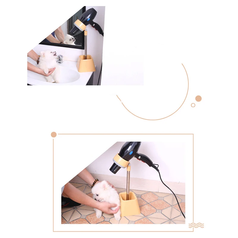 Adjustable 180° Foldable Hair Dryer Stand