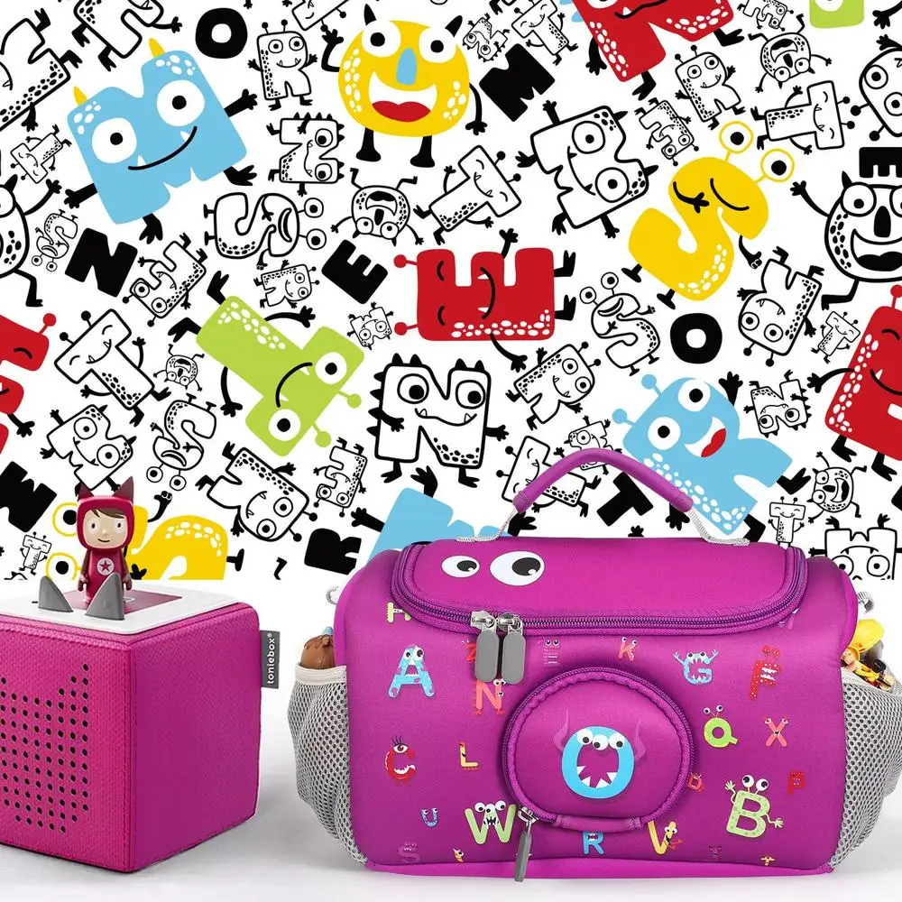 Figures Storage Bag Storage Carrying Case for Toniebox Organizer Case Storage Holder Box for Tonies Characters & Audio Player