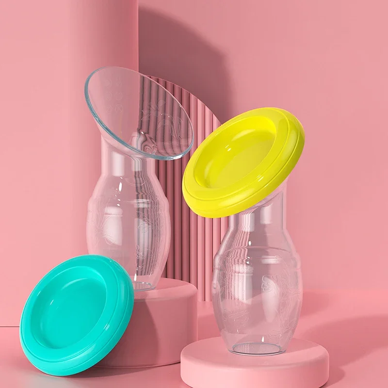 Baby Feeding Manual Breast Pump Partner Breast Collector Automatic Correction Breast Milk Silicone Pumps PP BPA Free 6