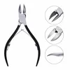 Nail Art Black Stainless Steel Nipper Clipper Cuticle Dead Skin Remove Edge Cutter Scissors Nail Clippers Manicure Tool 1