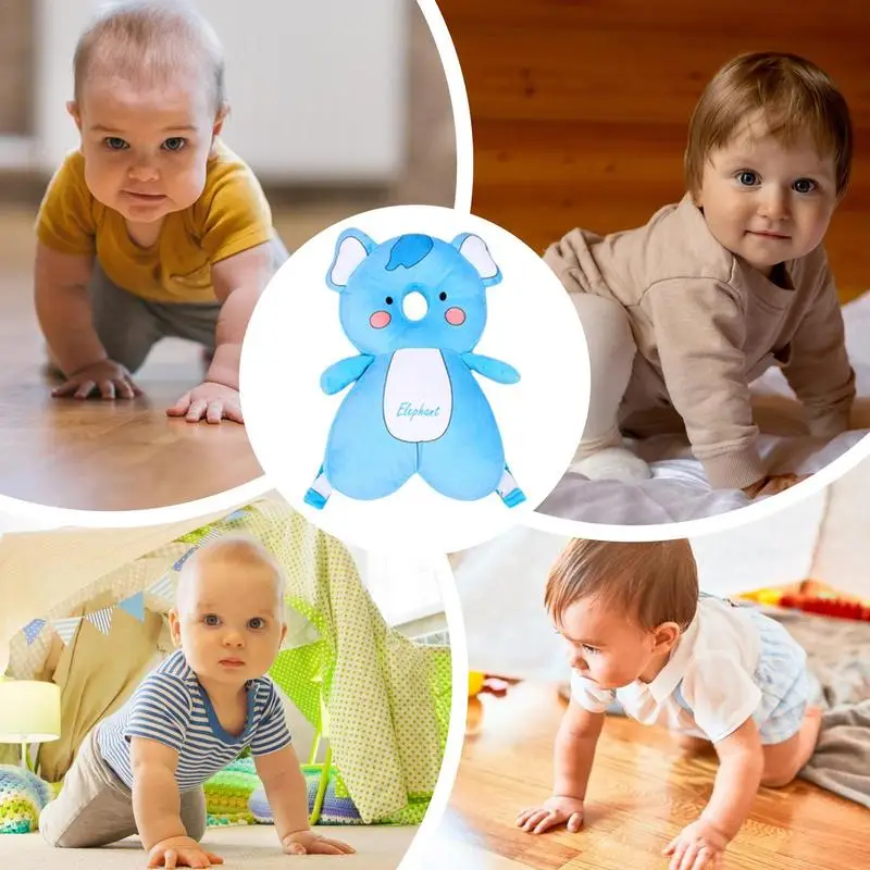Baby Pillow Protection U-Shaped Cartoon Pillows Anti-Fall Back Pillow Safety Pad Cushion Back Lightweight Practical Cartoon 5