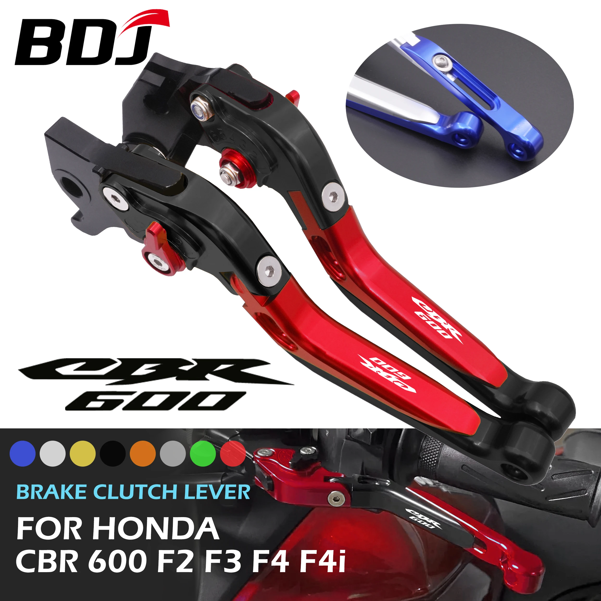 Bdj Cbr600 Leva Frizione Freno Moto Leva Pieghevole Regolabile Leva Frizione Leva Freno Set Per Honda Cbr 600 F2 F3 F4 F4I