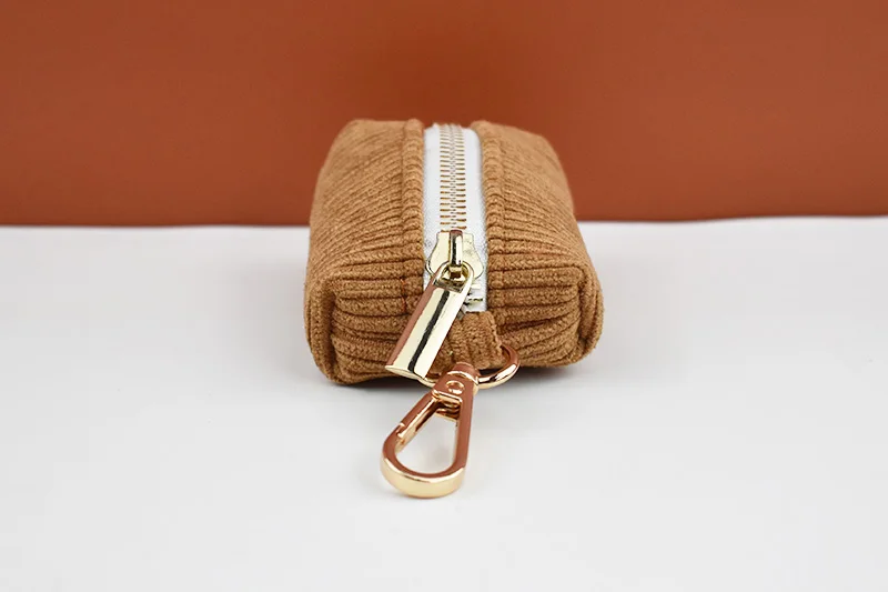 Personalised Corduroy Dog Collar And Leash Set With Nameplate_voghion.com