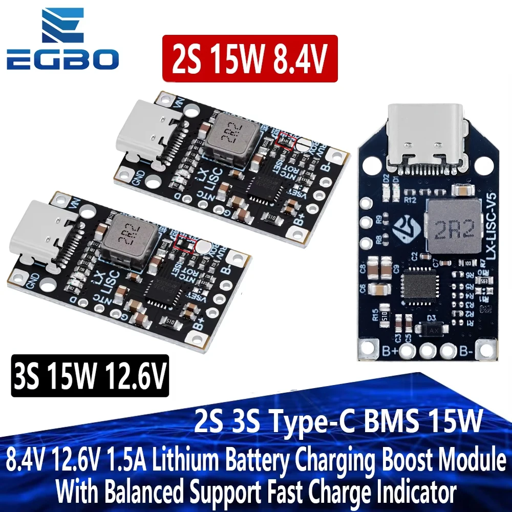 รูปสินค้า แบตเตอรี่ Li-Ion ชาร์จเร็ว 8.4V/12.6V พร้อม BMS ความปลอดภัยสูง