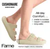 Crestar Sandals for Women and Men Summer Fashion Double Buckle Adjustable Slides Outdoor Soft Pillow Slippers EVA Flat Sandals 4