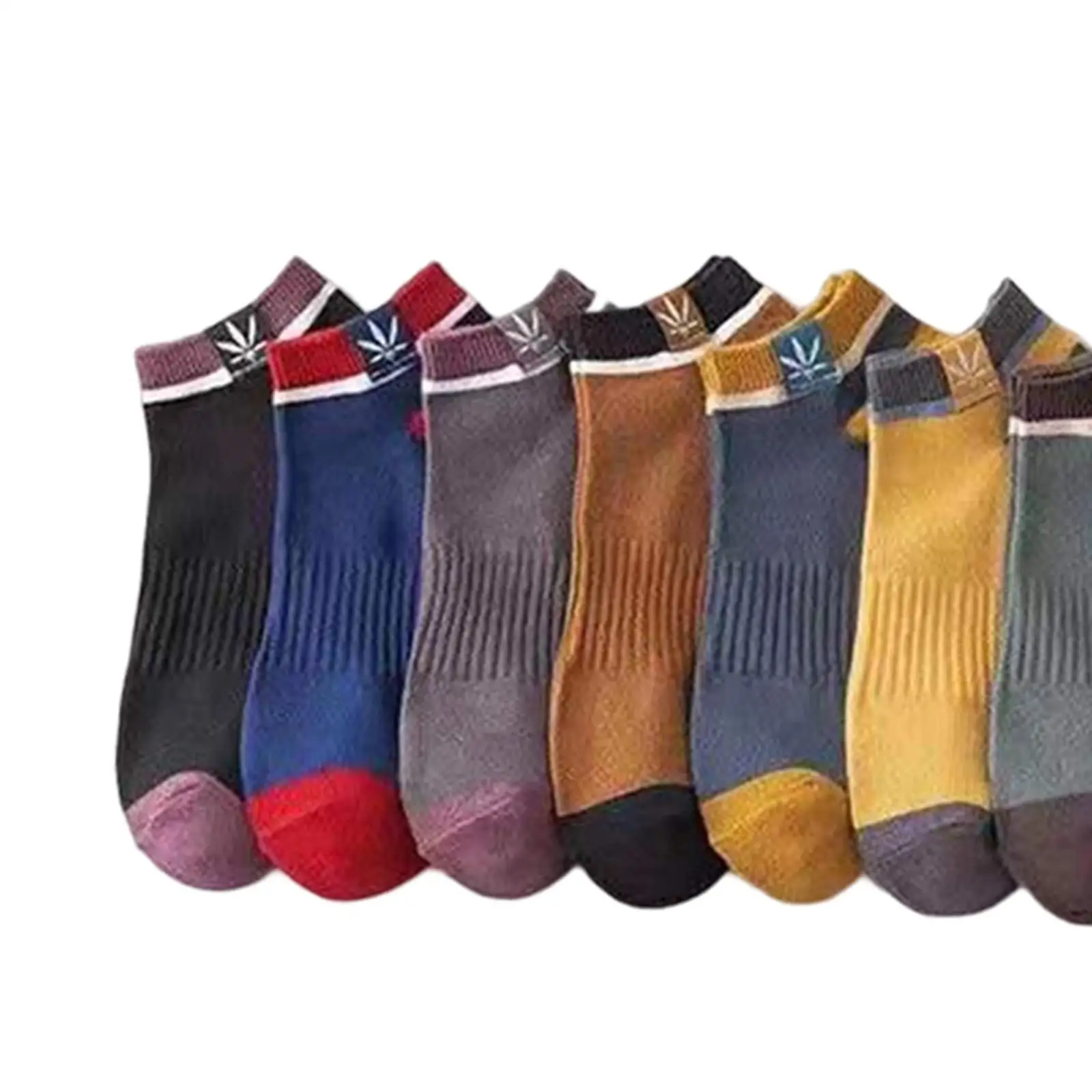 

10 Pairs Men Socks Comfort Low Cut Casual Breathable Sweat Wicking for Athletic Sports Four Seasons Men Women