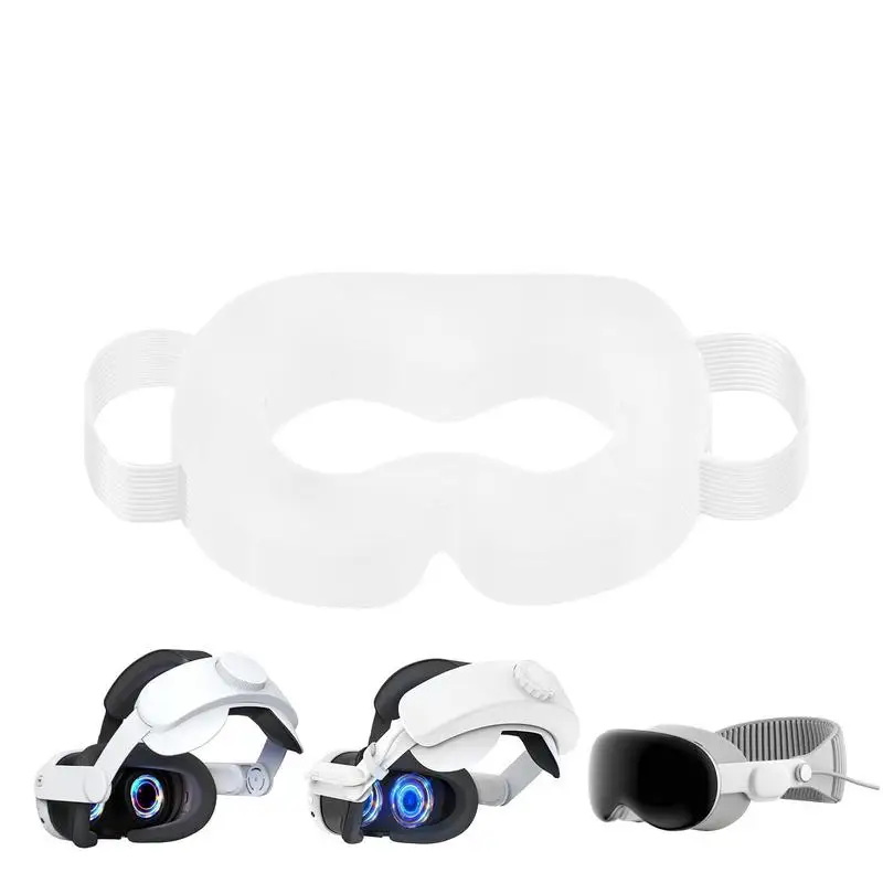 Vr Eye Cover 50Pcs Vr Headband Eye Sweat Covers Vr Goggles Swat Band Sweatproof Game Play Face Cover Per La Realtà Virtuale Domestica