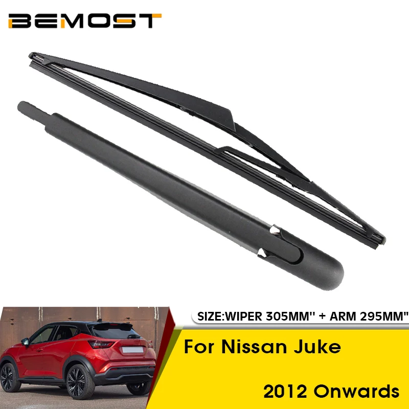 

Car Wiper Blade For Nissan Juke 2012 Onwards Rear Back Windshield Windscreen Rear Wiper 305mm+Arm 295mm Car Accessories