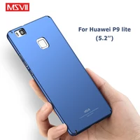 P9 Lite skrzynki pokrywa Msvii Slim matowe Coque dla Huawei P9 Lite 2017 przypadku twardy PC pokrywa dla Huawei P9 Lite 2017 przypadki telefonów