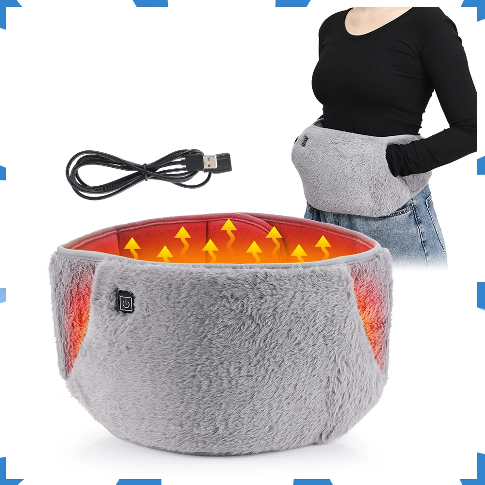 electric waist warmer Electric Heated Cold Protection Uterus Warming Belt Graphene Hand Heating USB Charging